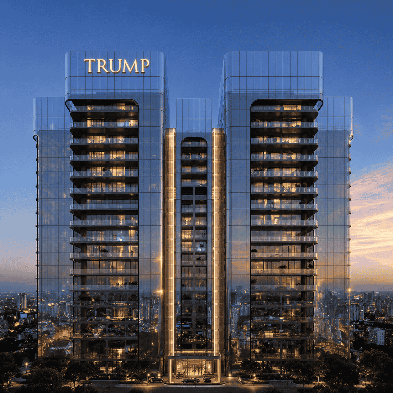Trump Towers Sector 65 Gurgaon Luxury Residences Exterior View